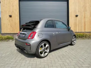 Fiat 500 C Abarth 595 Turismo mat grijs *Leder*Carplay*Uniek