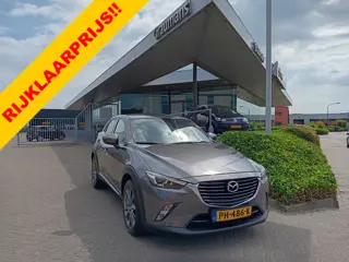 Mazda CX-3 2.0 SkyActiv-G 120 GT-Luxury AUTOMAAT, Leder, Navi, Clima, Head-up, etc. incl. 12 MND BOV