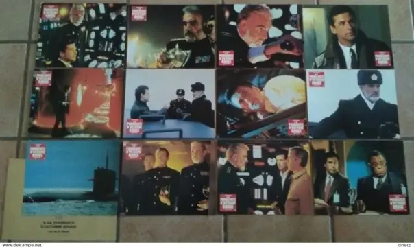 THE HUNT FOR RED OCTOBER lobbycard set.