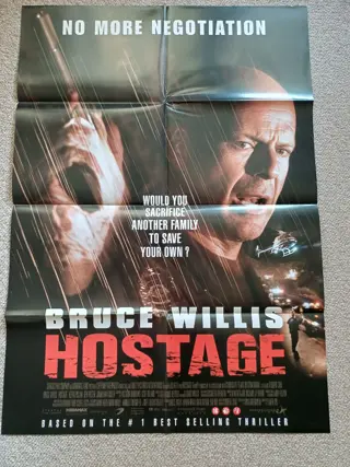 HOSTAGE filmposter.