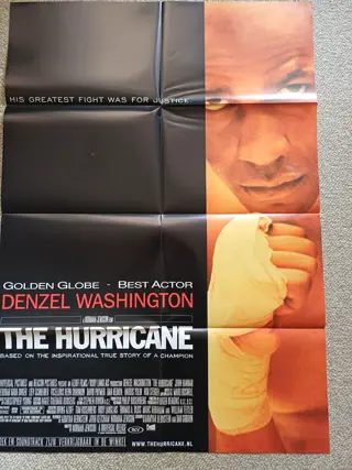 THE HURRICANE filmposter.