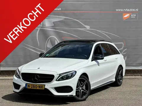Mercedes-Benz C-klasse Estate 180 AMG-Line Nieuwstaat,AMG,Panoramadak