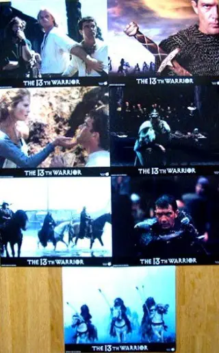 THE 13 TH. WARRIOR lobbycard set.