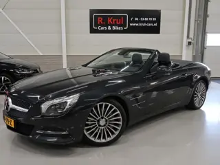 Mercedes-Benz SL-klasse 350 Cabrio Panoramadak H&K Leer Nekverwarming Camera 19 inch Massage Stoelve