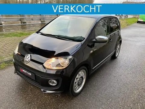 Volkswagen Up ! 1.0 75pk high up! BLACK UP Navi | Leer | Airco | Stoelverwarming