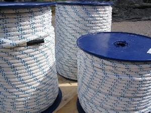 Gevlochten polyester touw