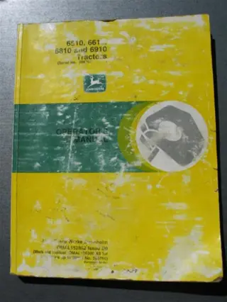 Manual JD 6510/6610/6810/6910