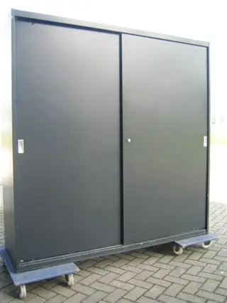 Schuifdeurkast 196x195x48 3xvr