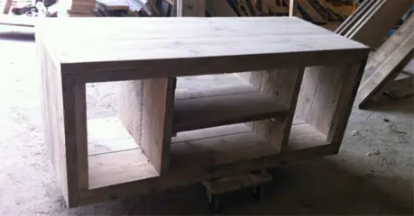 Tv meubel van steigerhout