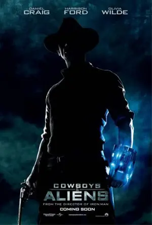 COWBOYS &amp; ALIENS filmposter.