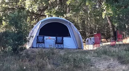 Kleine camping in Frankrijk