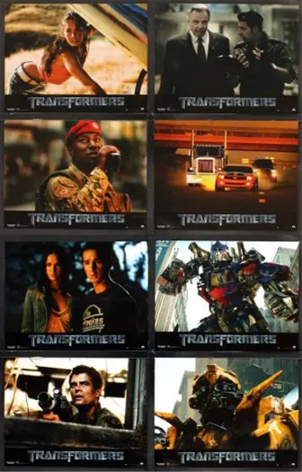 TRANSFORMERS filmfotoset.