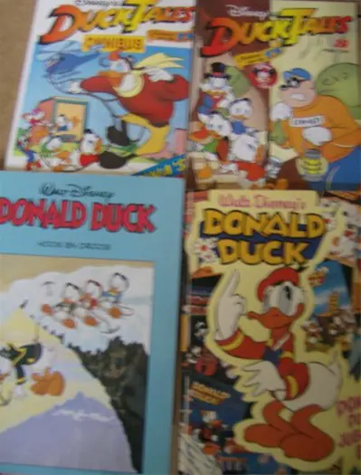 Strips van ducktales tot mickey en donald