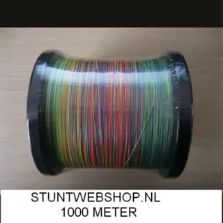 1000 Meter * MIX * gevlochten vislijn DYNEEMA dikte 0,26mm