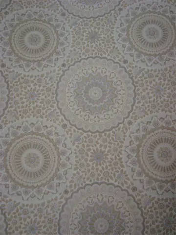 Retro creme behang 49