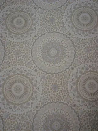 Retro creme behang 49