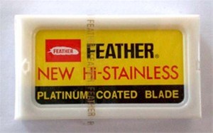 5 stuks Feather Double Edge scheermesjes