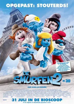DE SMURFEN 2 filmposter.