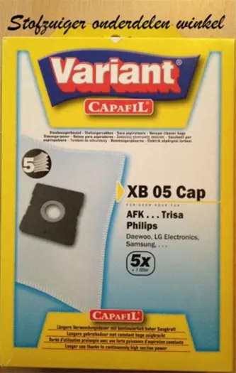 Variant XB 05 cap AFK stofzuigerzakken