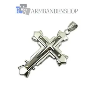 Div rvs kruisjes zilver en goud kleurig gouden kruis