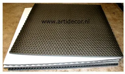 ISOLATIE schuimplaten vlam dovend 100 x 100 x 2 cm