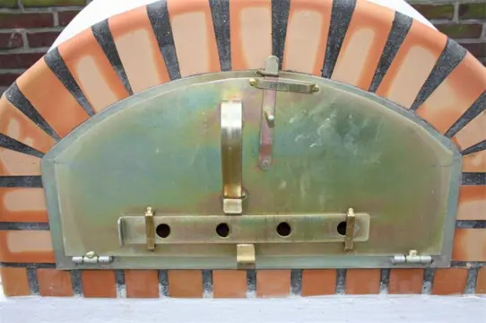 Houtgestookte pizza-oven/steenoven PISA100&amp;brede deur