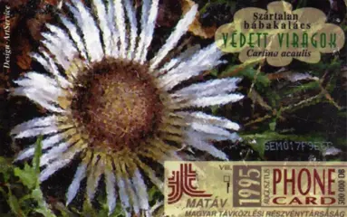 Telefoonkaart uit Hongarije,1995
