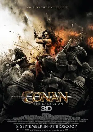 CONAN THE BARBARIAN 3D filmposter.