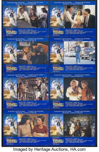 BACK TO THE FUTURE lobbycard set.