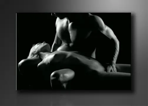 Nieuw canvas schilderij Erotic Couple 120 x 80 cm