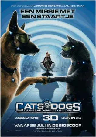CATS & DOGS : DE WRAAK VAN KITTY GALORE filmposter.