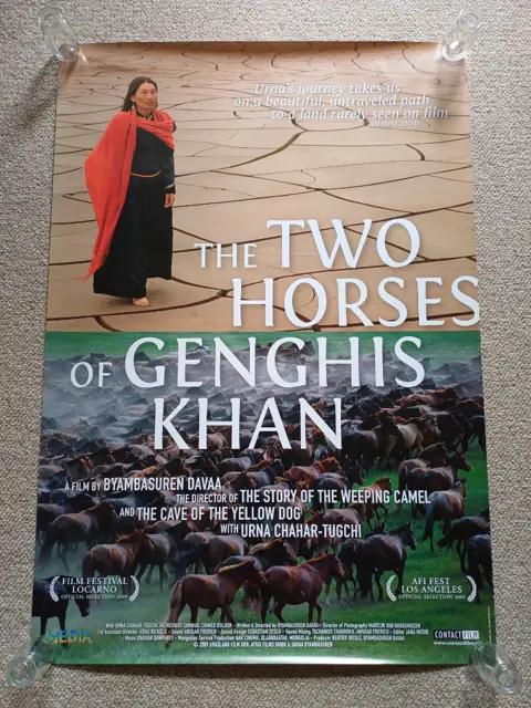 THE TWO HORSES of GENGHIS KHAN filmposter.