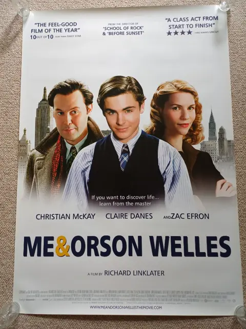 ME & ORSON WELLES filmposter.