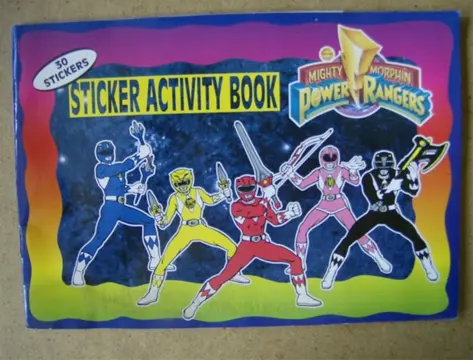 Power rangers sticker book adv. 774