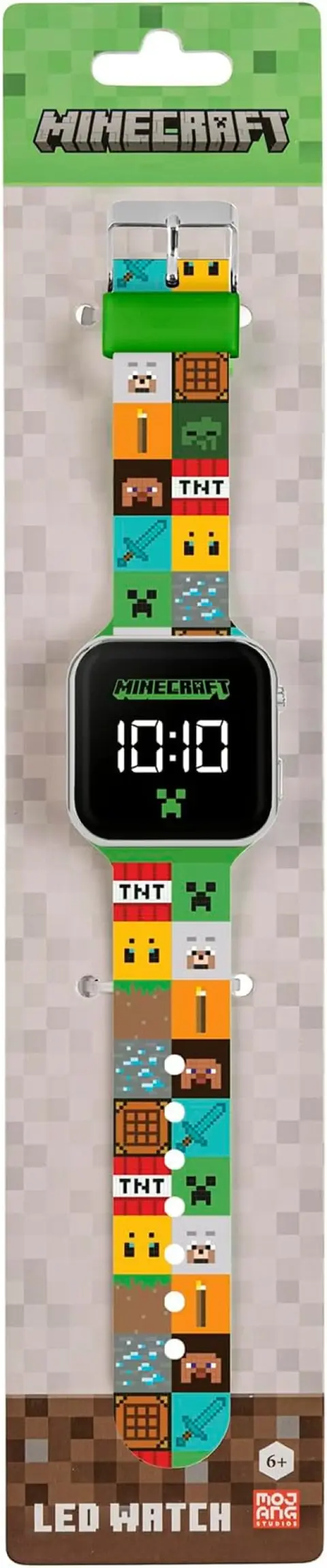 Minecraft - Block Print LED Watch