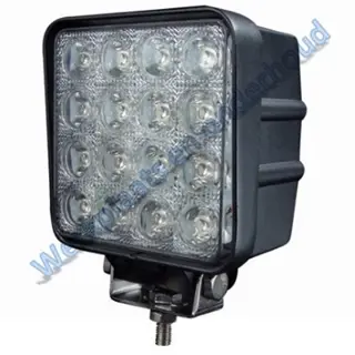 Led werklamp Vierkant 48W 9-32V 3071Lm