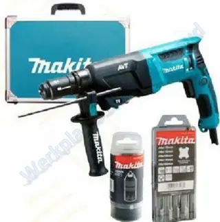 Makita HR2611FT13 combihamer met wisselkop 800W