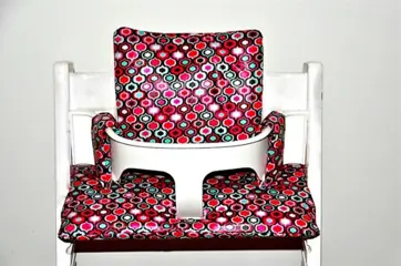 Gecoate stoelverkleiner kussen voor stokke tripp trapp Retro