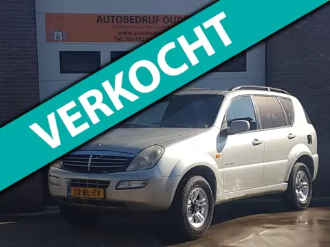 SsangYong Rexton RX 290 Grijs kenteken Marge!