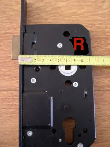Nemef 4219/27 Veiligheid insteekslot incl. inbrw. sluitkom