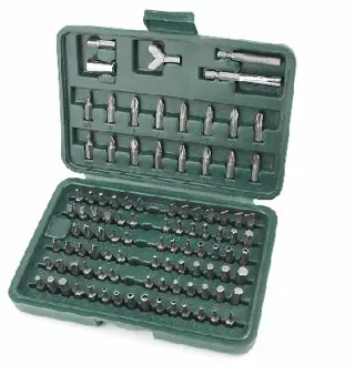 Bitset 100 delig van hoogwaardig speciaal staal