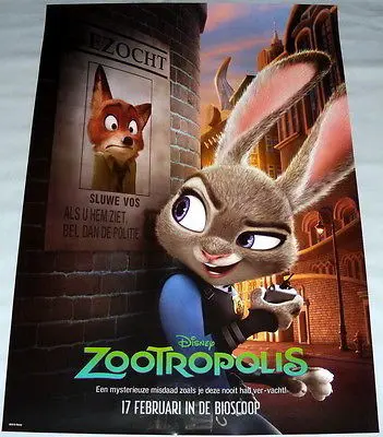ZOOTROPOLIS filmposter.