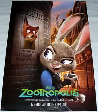 ZOOTROPOLIS filmposter.