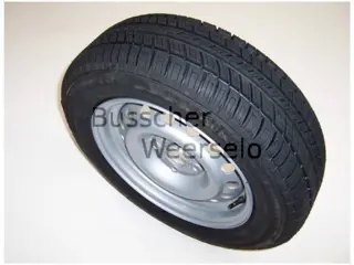 Wiel 14" Compl. 100*4 165/70 REM/Profil Aanhanger Voorradig