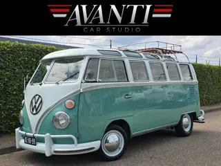 Volkswagen T1 TYPE 24 VW Microbus De Luxe Samba 50 PK OPEN PANORAMA DAK ROOF RACK ORIGINEEL DUITSE 2
