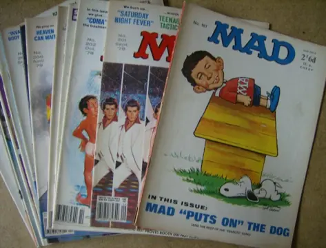 Mad magazine engels talig adv 1989