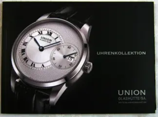 Catalogus Union Glashütte/SA., 13/'14,prijslijst,55blz,nieuw