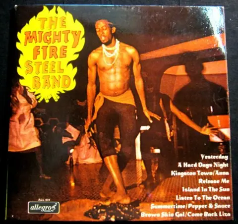 LP "the mighty fire steelband", all874, zgan,1968,GB(p),mono