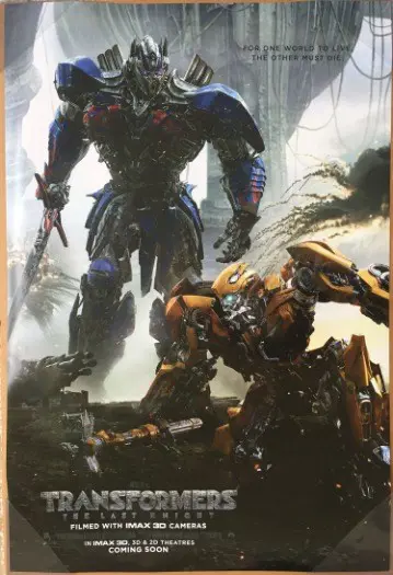 TRANSFORMERS : THE LAST KNIGHT filmposter.