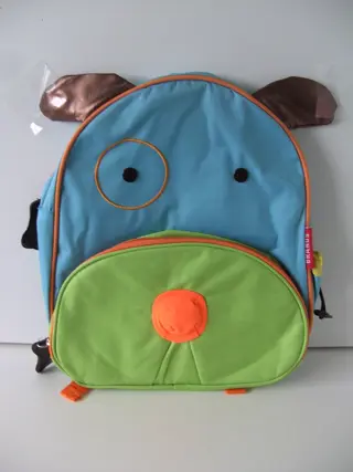 KINDER RUGTAS RUGZAK DIEREN KOP BLAUW Nieuw